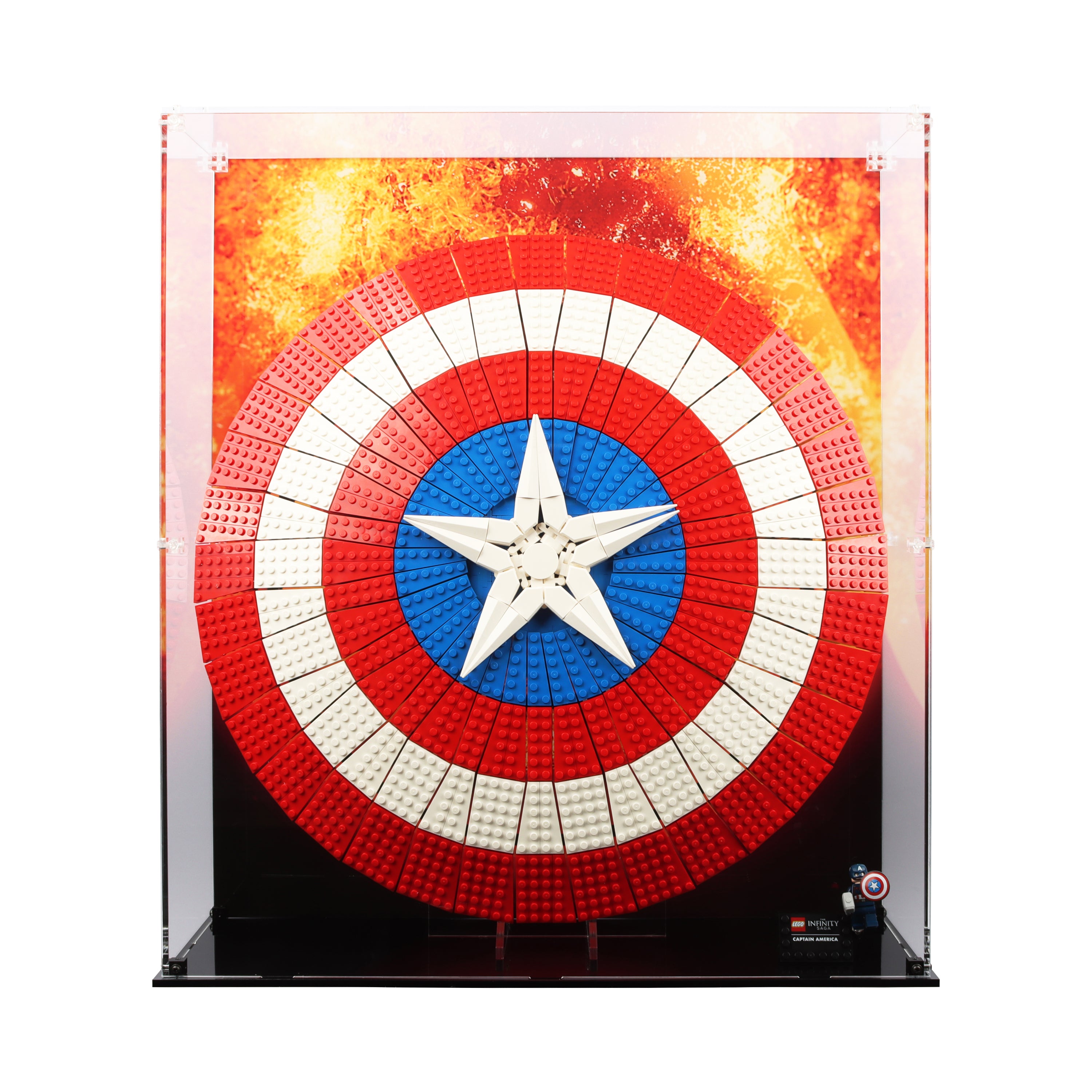 Lego 76262 Captain America's Shield Display Case