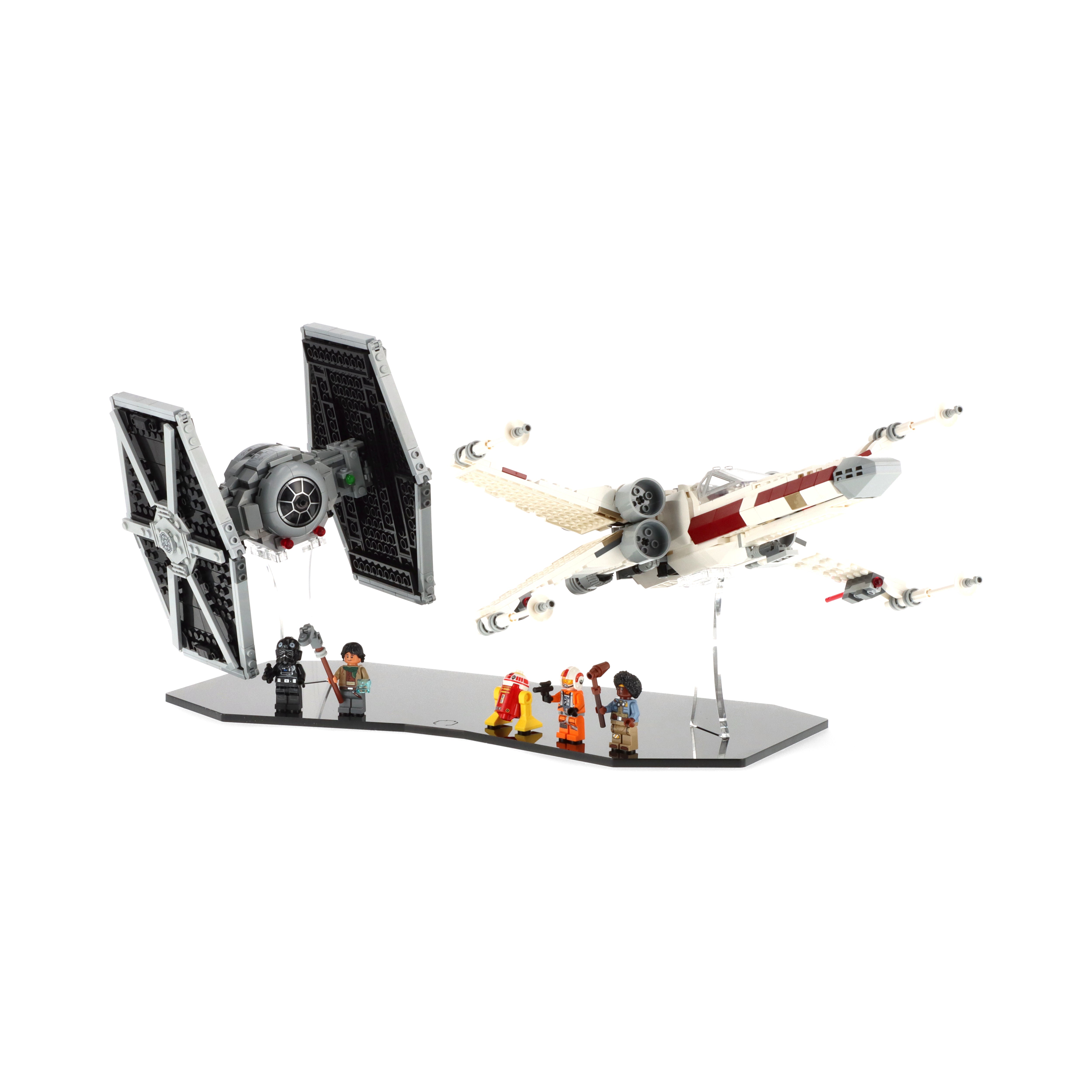 Lego 75393 TIE Fighter & XWing Mashup Display Stand