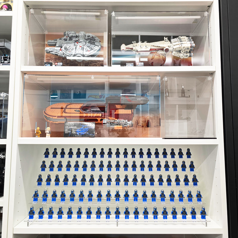 Load image into Gallery viewer, Display Podium for 95 Lego Minifigures - Ikea Billy Bookcase Compatible
