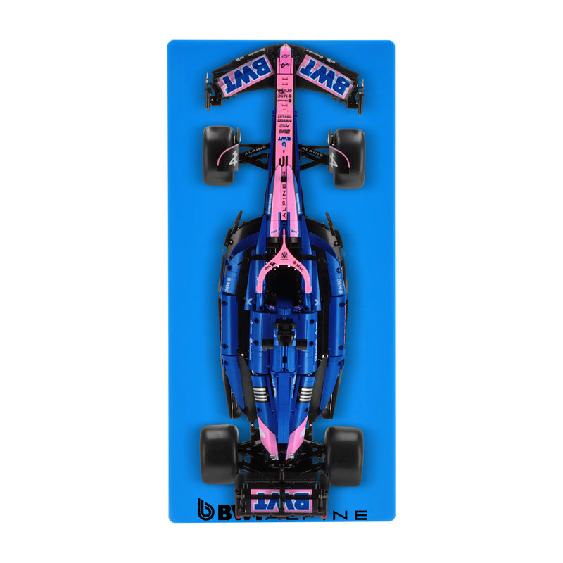 Load image into Gallery viewer, Wall display for CaDA Alpine A525 Formula 1 Car
