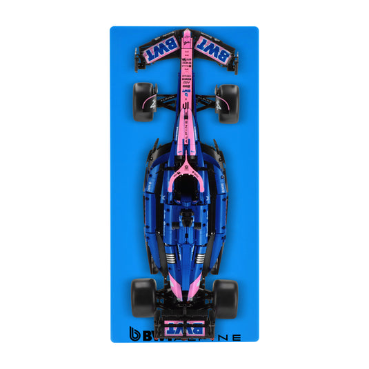 Wall display for CaDA Alpine A525 Formula 1 Car