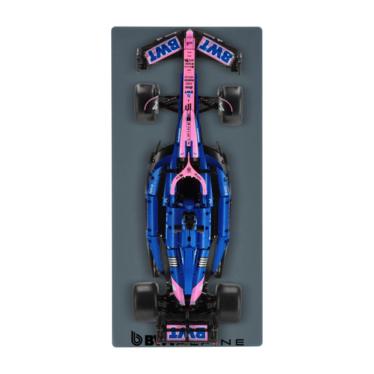 Wall display for CaDA Alpine A525 Formula 1 Car