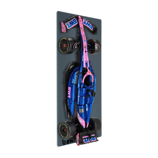 Wall display for CaDA Alpine A525 Formula 1 Car