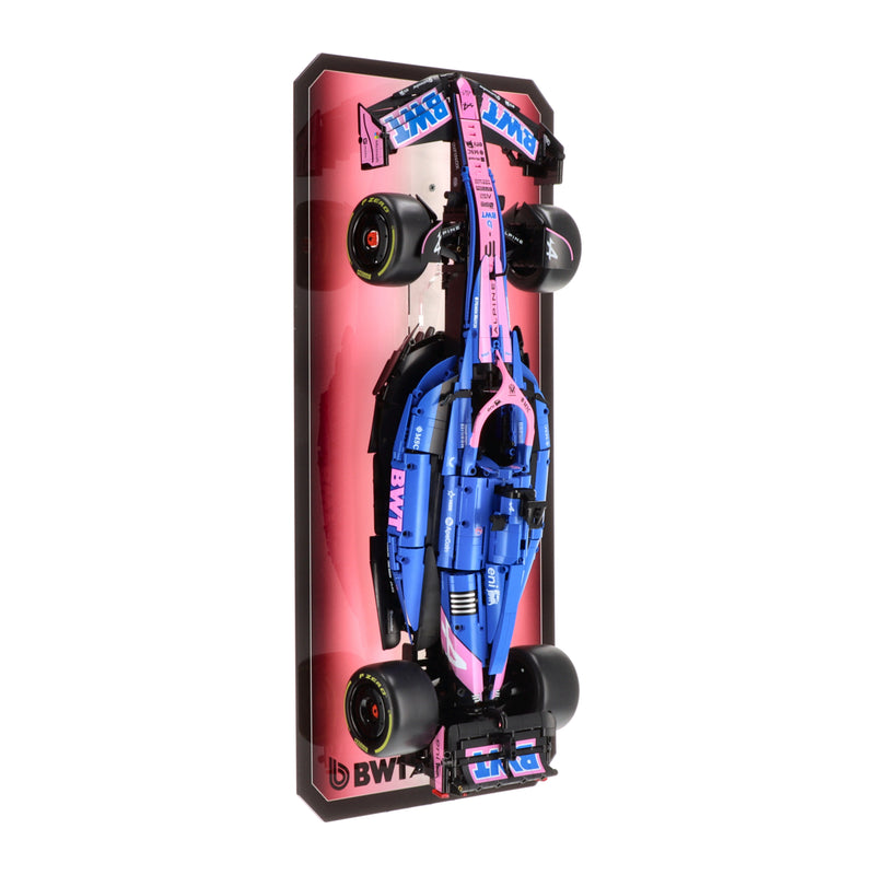Load image into Gallery viewer, Luxury Wall display for CaDA Alpine A525 Formula 1 Car
