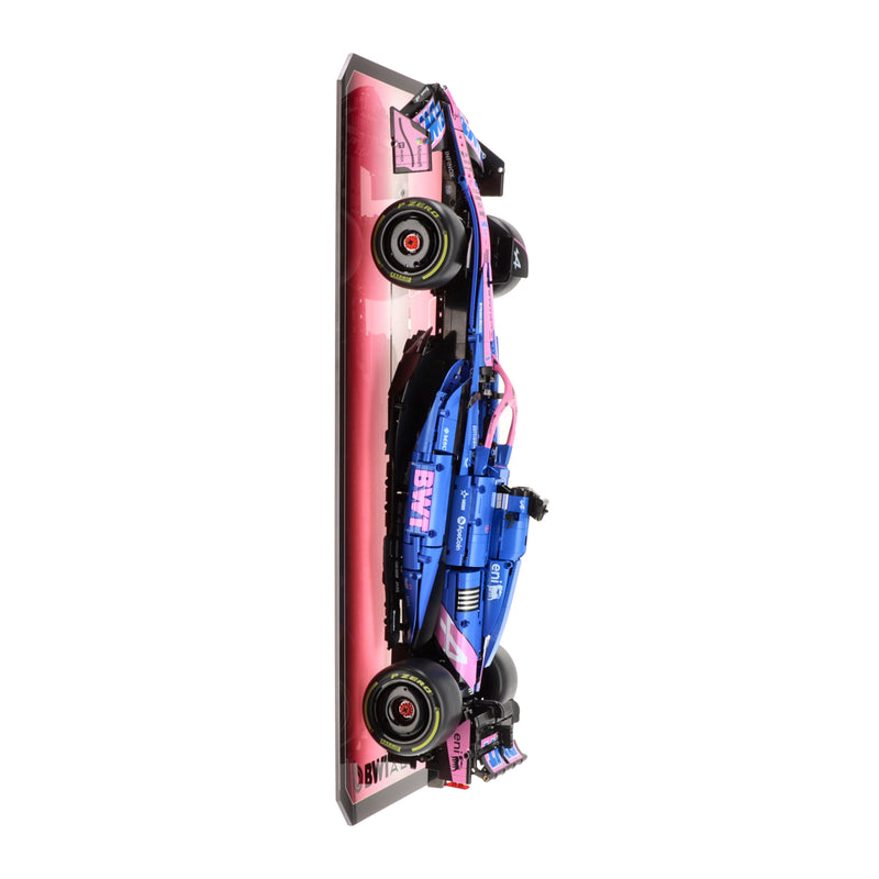Load image into Gallery viewer, Luxury Wall display for CaDA Alpine A525 Formula 1 Car
