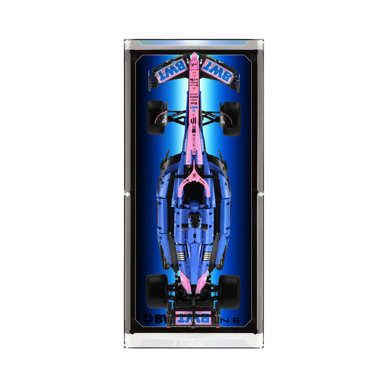 Load image into Gallery viewer, Wall Mounted Display Case for CaDA Alpine A525 Formula 1 Car
