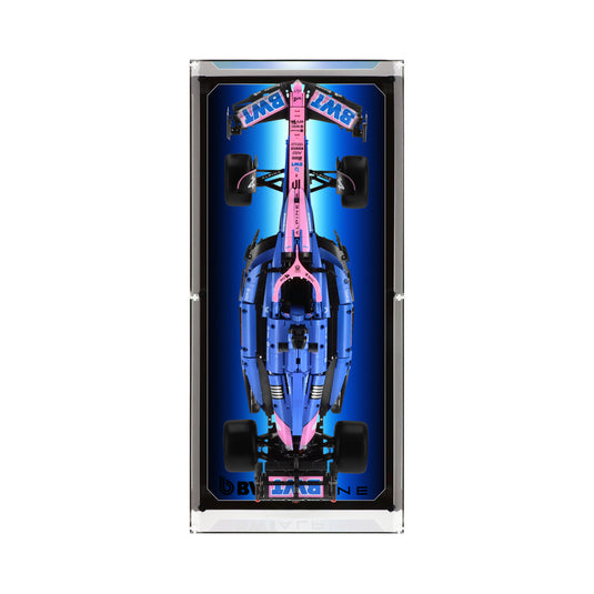 Wall Mounted Display Case for CaDA Alpine A525 Formula 1 Car