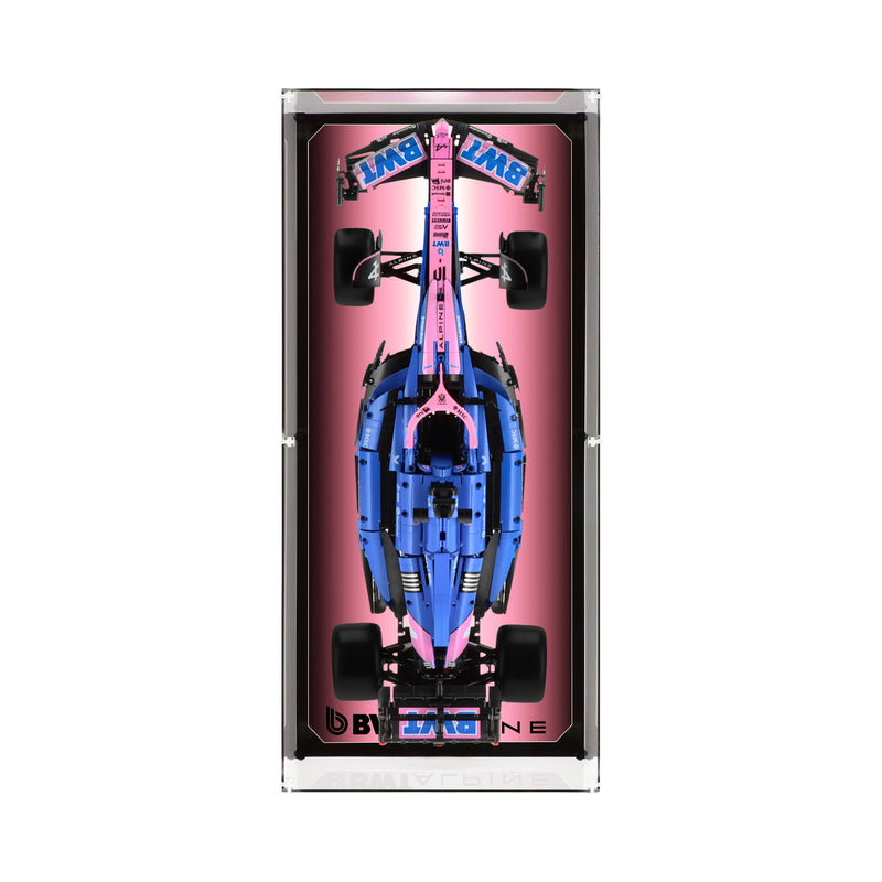Load image into Gallery viewer, Wall Mounted Display Case for CaDA Alpine A525 Formula 1 Car
