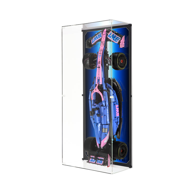 Load image into Gallery viewer, Wall Mounted Display Case for CaDA Alpine A525 Formula 1 Car
