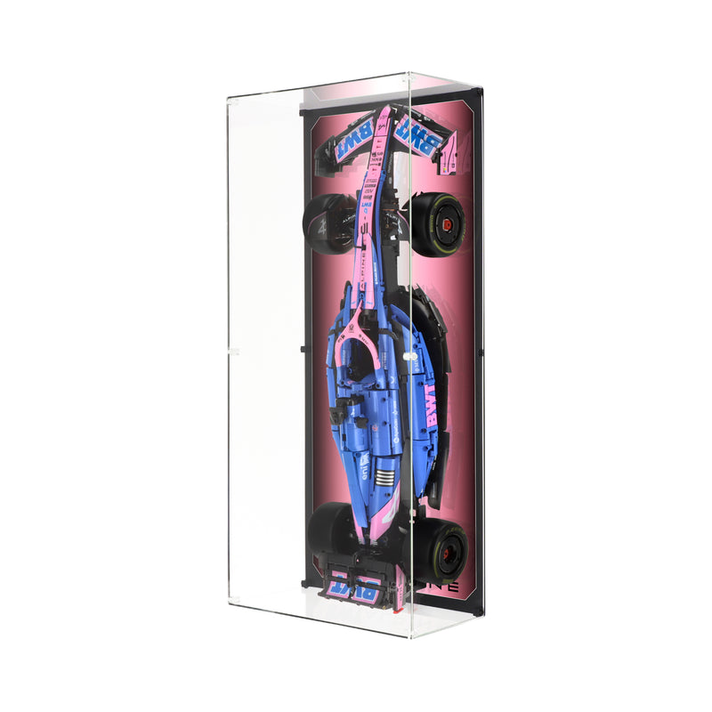 Load image into Gallery viewer, Wall Mounted Display Case for CaDA Alpine A525 Formula 1 Car
