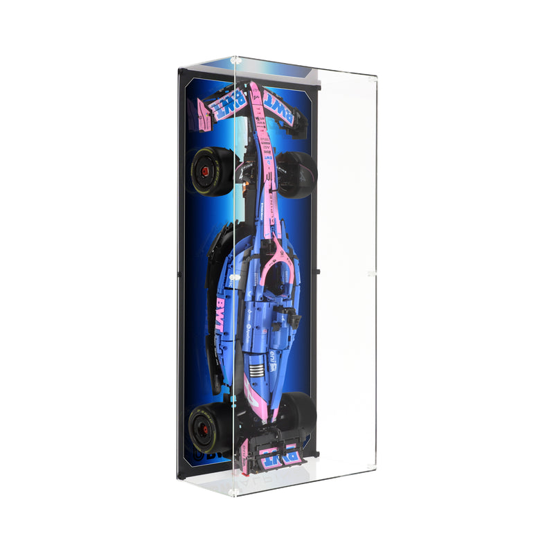 Load image into Gallery viewer, Wall Mounted Display Case for CaDA Alpine A525 Formula 1 Car
