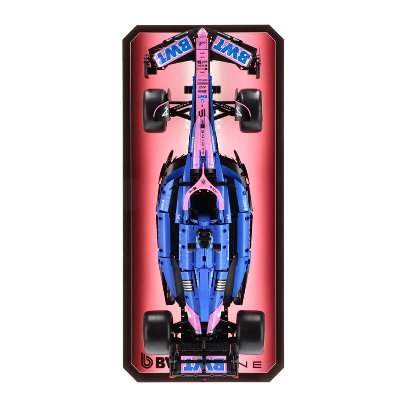 Load image into Gallery viewer, Luxury Wall display for CaDA Alpine A525 Formula 1 Car

