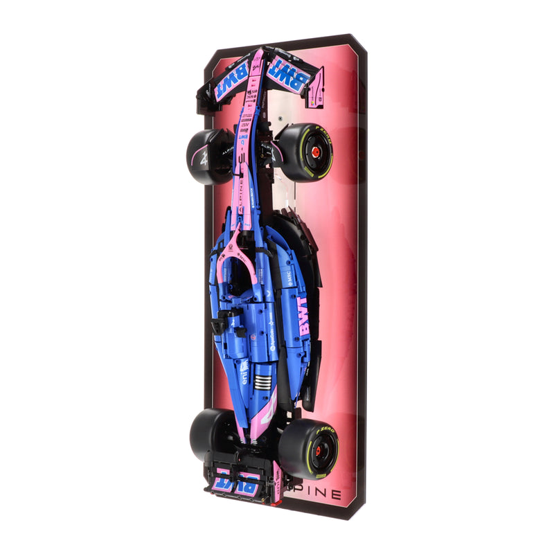 Load image into Gallery viewer, Luxury Wall display for CaDA Alpine A525 Formula 1 Car
