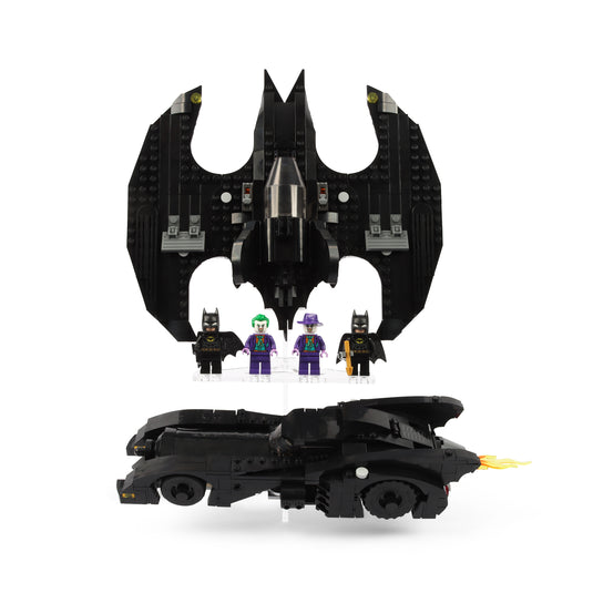 Dual Lego 76224 Batmobile & Lego 76265 Batwing Display Stand ...