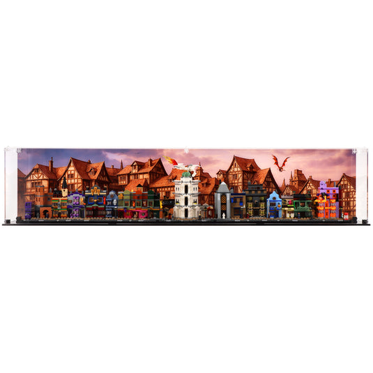 LEGO 76444 Diagon Alley Wizarding Shops - Display Case