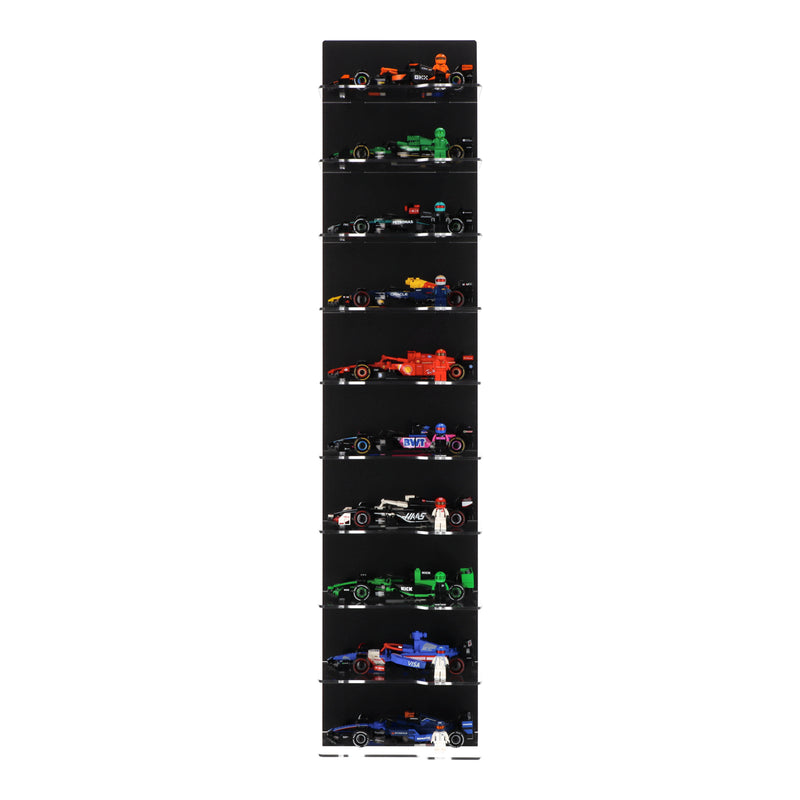 Load image into Gallery viewer, Wall Mounted Display for 10 x LEGO Speed Champions: Formula 1 Range

