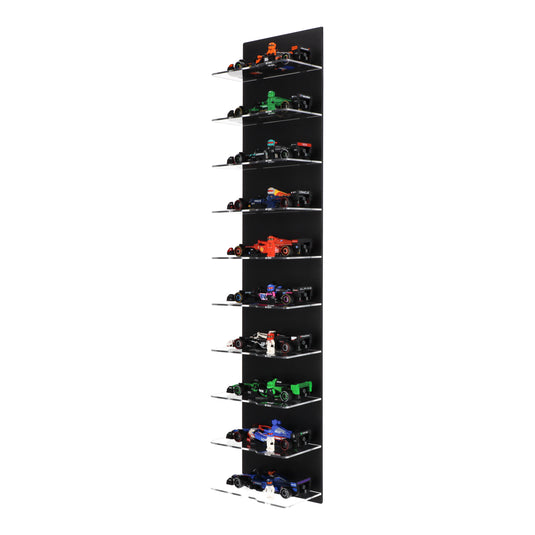 Wall Mounted Display for 10 x LEGO Speed Champions: Formula 1 Range