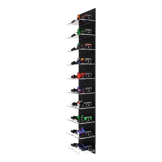 Wall Mounted Display for 10 x LEGO Speed Champions: Formula 1 Range