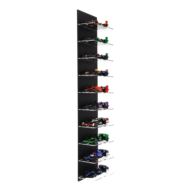 Load image into Gallery viewer, Wall Mounted Display for 10 x LEGO Speed Champions: Formula 1 Range
