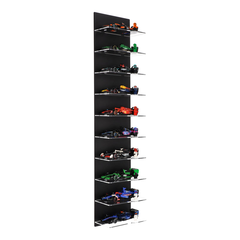 Load image into Gallery viewer, Wall Mounted Display for 10 x LEGO Speed Champions: Formula 1 Range
