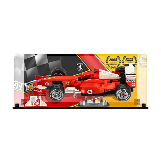LEGO 11375 Ferrari F2004 & Michael Schumacher - Display Case