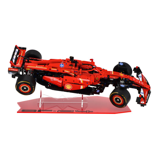 Vitrine pour Ferrari SF-24 F1 42207 modèle de voiture, boîte de présentation en acrylique transparent anti-poussière Vitrine pour Ferrari SF-24 F1 42207 modèle de voiture, boîte de présentation en acrylique transparent anti-poussière