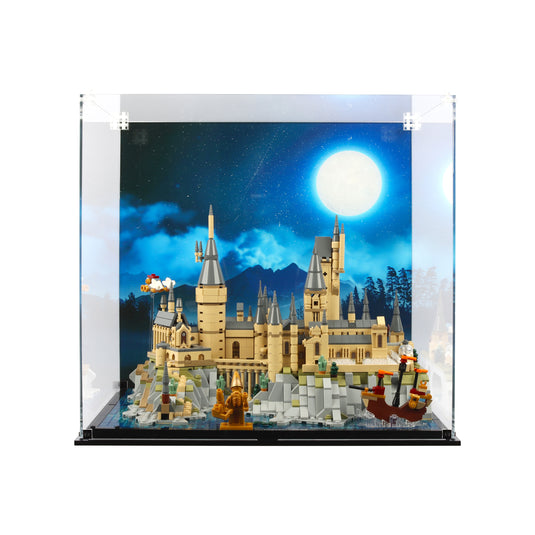 Lego hogwarts castle display case sale