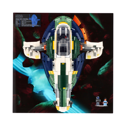 Wall Display For LEGO 75409 Jango Fett's Firespray Class Starship
