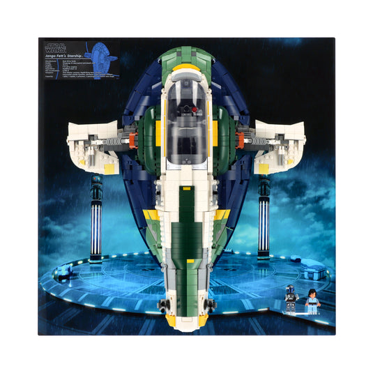 Wall Display For LEGO 75409 Jango Fett's Firespray Class Starship