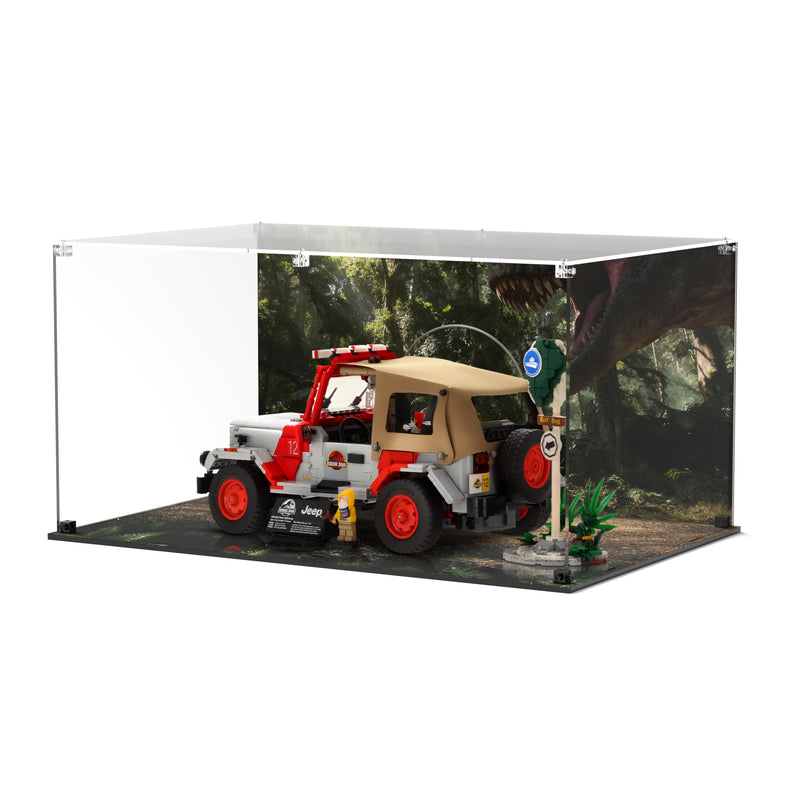 Load image into Gallery viewer, LEGO 77984 Jurassic Park Jeep® Wrangler - Display Case
