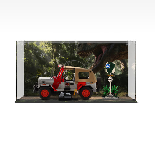 LEGO 77984 Jurassic Park Jeep® Wrangler - Display Case
