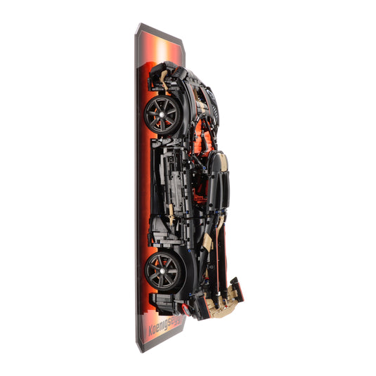 Luxury Wall display for LEGO 42232 Koenigsegg Sadair's Spear Megacar