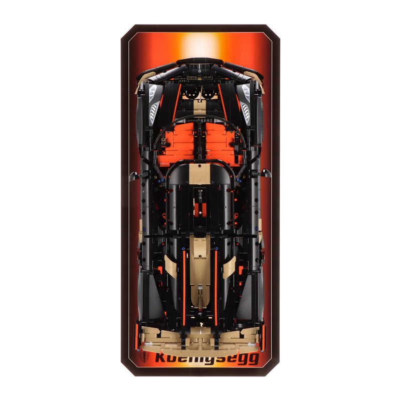 Load image into Gallery viewer, Luxury Wall display for LEGO 42232 Koenigsegg Sadair's Spear Megacar
