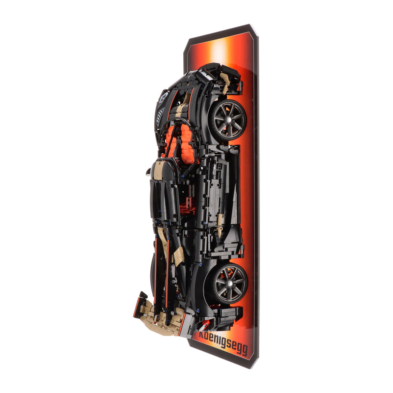 Load image into Gallery viewer, Luxury Wall display for LEGO 42232 Koenigsegg Sadair's Spear Megacar

