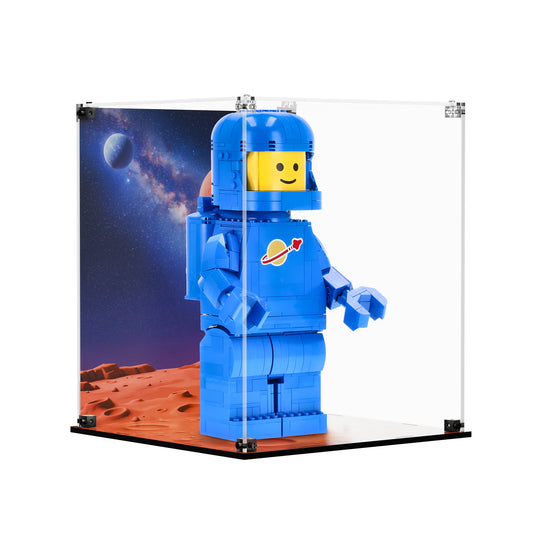 LEGO 40921 Up-Scaled Blue Astronaut Minifigure - Display Case