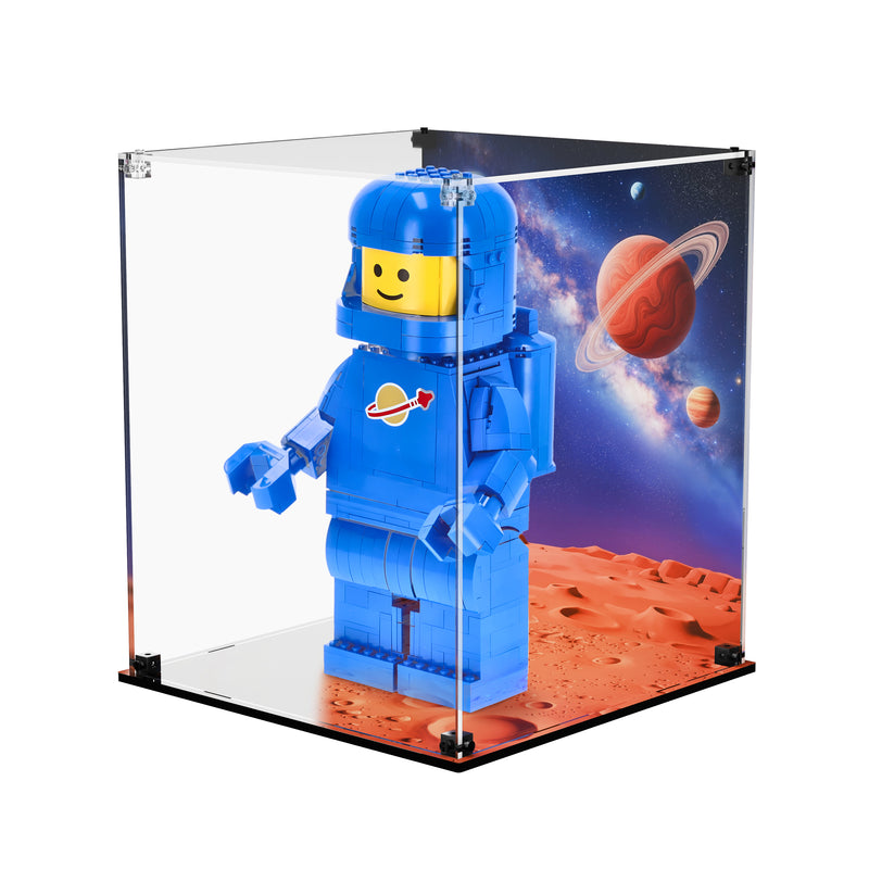 Load image into Gallery viewer, LEGO 40921 Up-Scaled Blue Astronaut Minifigure - Display Case
