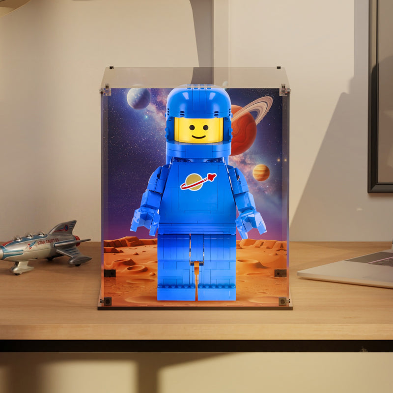 Load image into Gallery viewer, LEGO 40921 Up-Scaled Blue Astronaut Minifigure - Display Case
