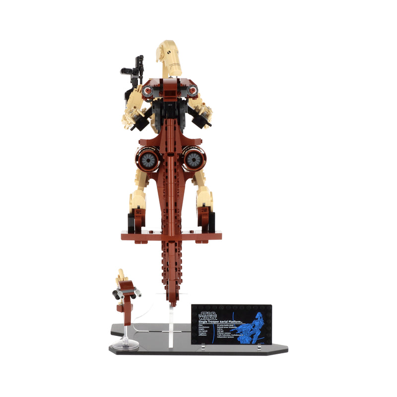 Load image into Gallery viewer, LEGO 75428 Battle Droid with STAP - Display Stand
