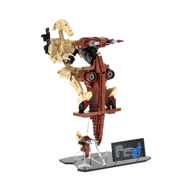 Load image into Gallery viewer, LEGO 75428 Battle Droid with STAP - Display Stand
