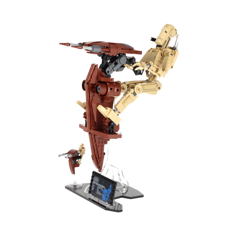 Load image into Gallery viewer, LEGO 75428 Battle Droid with STAP - Display Stand
