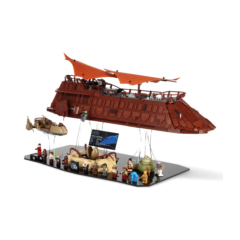 Load image into Gallery viewer, LEGO 75396 Jabba’s Sail Barge and LEGO 75397 Desert Skiff and Sarlacc Pit - Display Stand
