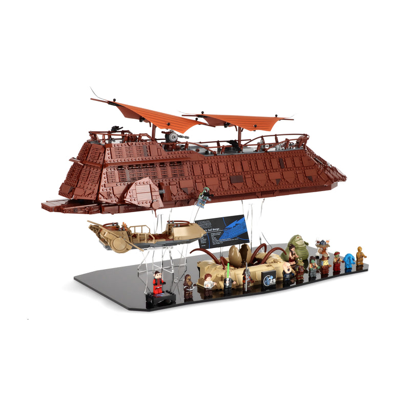 Load image into Gallery viewer, LEGO 75396 Jabba’s Sail Barge and LEGO 75397 Desert Skiff and Sarlacc Pit - Display Stand
