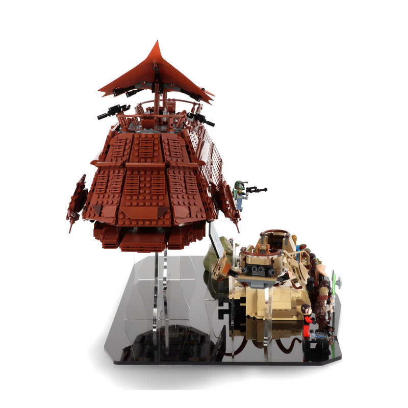 Load image into Gallery viewer, LEGO 75396 Jabba’s Sail Barge and LEGO 75397 Desert Skiff and Sarlacc Pit - Display Stand
