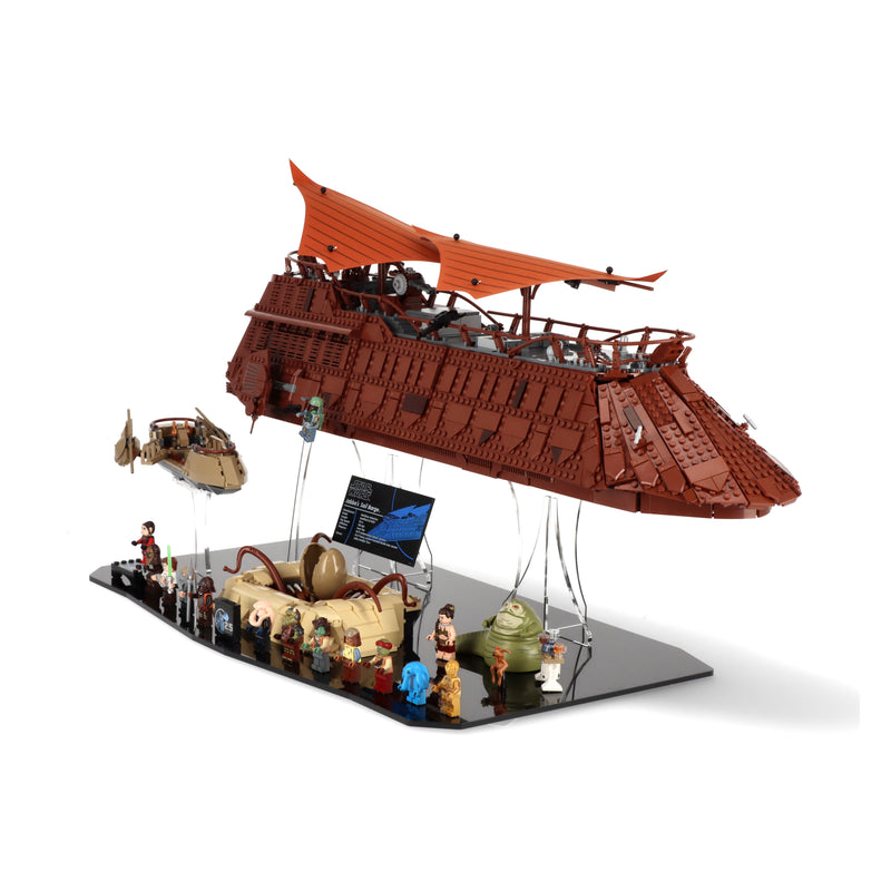 Load image into Gallery viewer, LEGO 75396 Jabba’s Sail Barge and LEGO 75397 Desert Skiff and Sarlacc Pit - Display Stand
