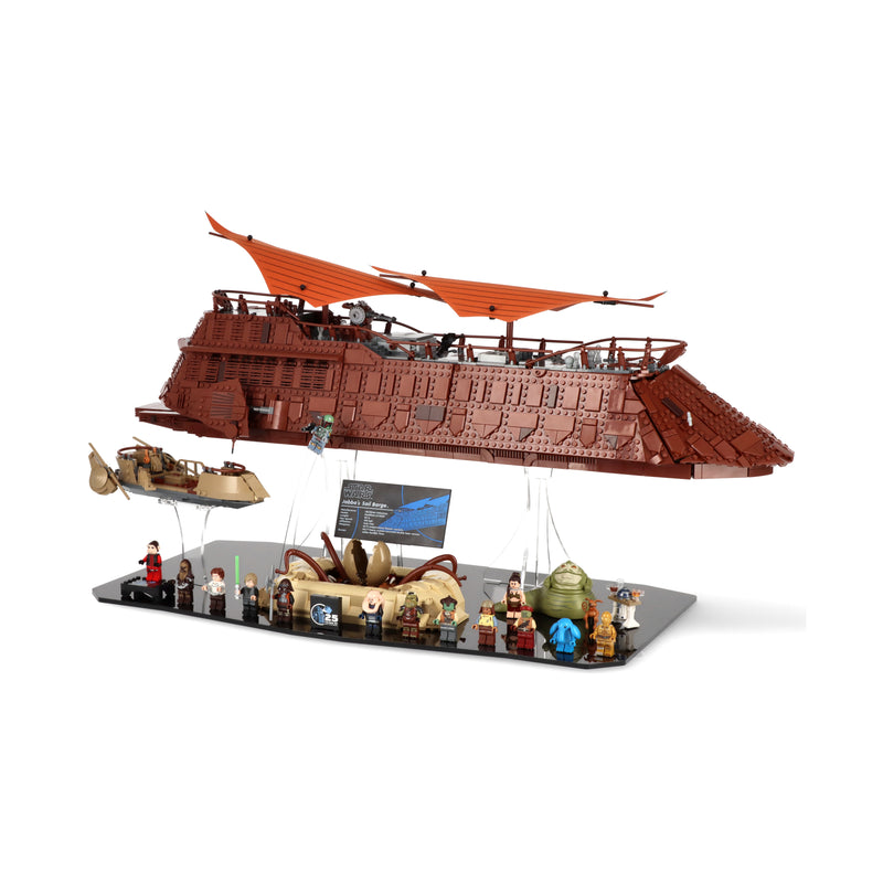 Load image into Gallery viewer, LEGO 75396 Jabba’s Sail Barge and LEGO 75397 Desert Skiff and Sarlacc Pit - Display Stand
