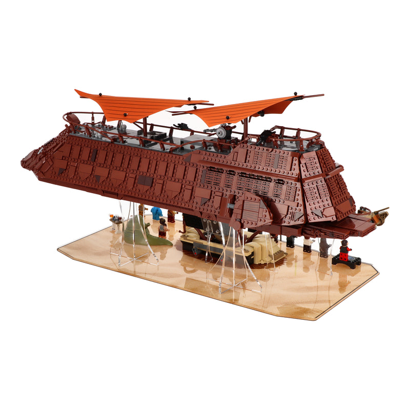 Load image into Gallery viewer, LEGO 75396 Jabba’s Sail Barge and LEGO 75397 Desert Skiff and Sarlacc Pit - Display Stand
