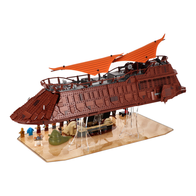 Load image into Gallery viewer, LEGO 75396 Jabba’s Sail Barge and LEGO 75397 Desert Skiff and Sarlacc Pit - Display Stand
