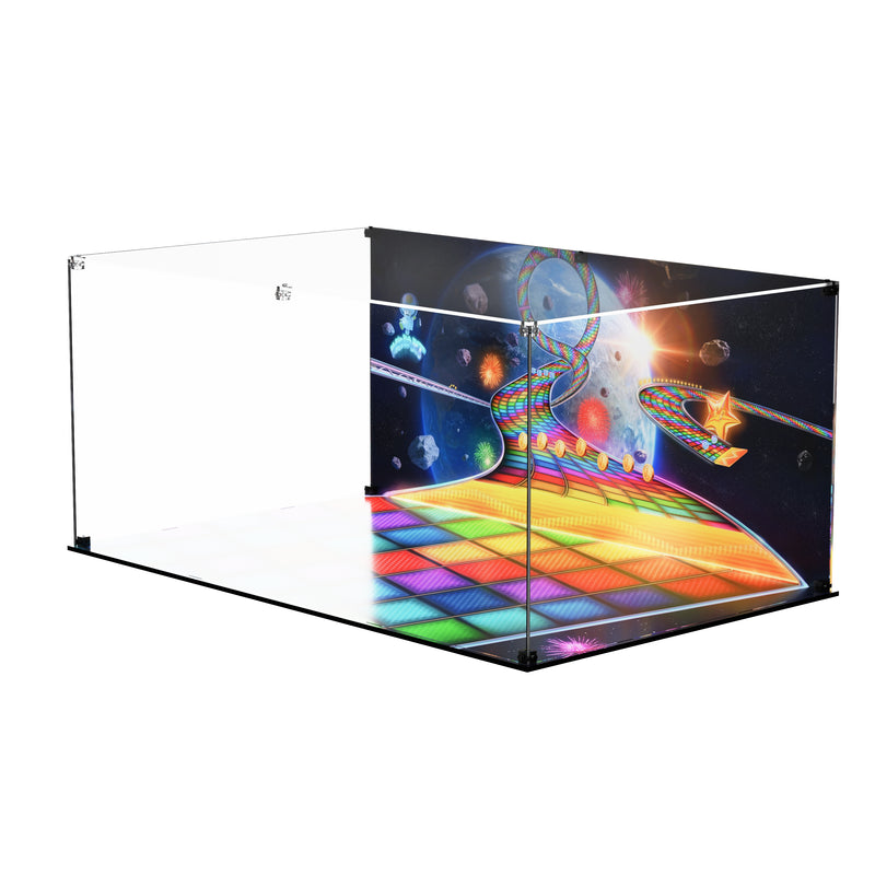 Load image into Gallery viewer, LEGO 72037 Mario &amp; Standard Kart &amp; 72050 Luigi &amp; Mach 8 - Display Case
