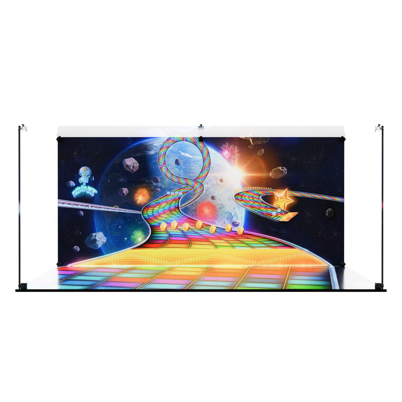 Load image into Gallery viewer, LEGO 72037 Mario &amp; Standard Kart &amp; 72050 Luigi &amp; Mach 8 - Display Case
