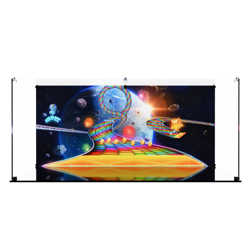 Load image into Gallery viewer, LEGO 72037 Mario &amp; Standard Kart &amp; 72050 Luigi &amp; Mach 8 - Display Case

